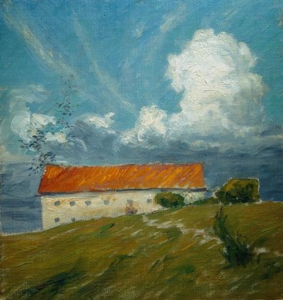 Det gamla slottet, Skiss av Eugen Prinz von Schweden