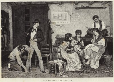 En skräddare i Venedig av Eugen von Blaas