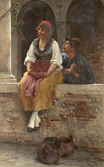 Erbjudandet, 1887 av Eugen von Blaas