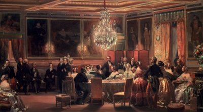 Mottagning till drottning Victorias ära på Chateau d