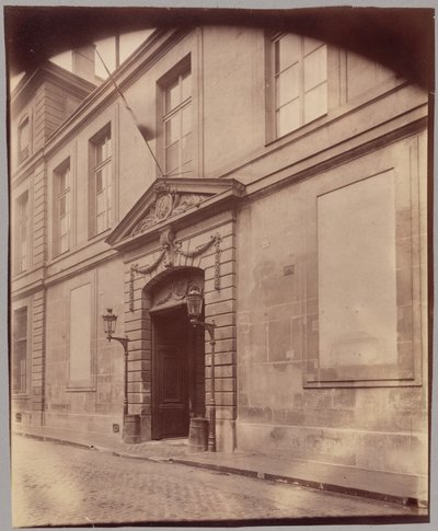 Paris stads historiska bibliotek av Eugène Atget