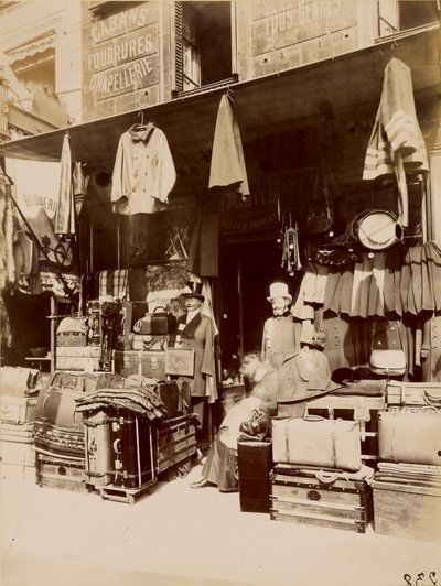 Butik - rue du Petit Thomas av Eugène Atget