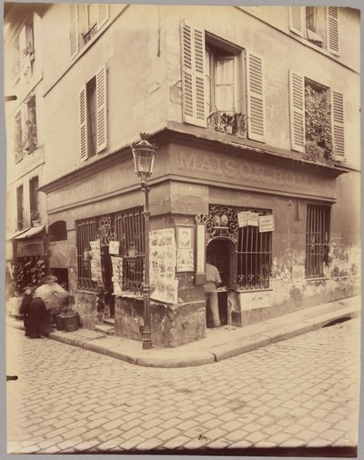 Kabaré, rue Mouffetard av Eugène Atget