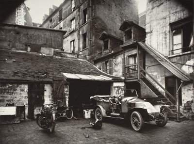 Gård, Rue de Valence av Eugène Atget