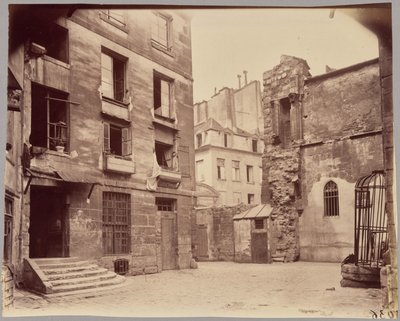 Gården vid Saint-Julien-le-Pauvre av Eugène Atget