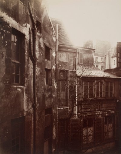 Gård i Rouen av Eugène Atget