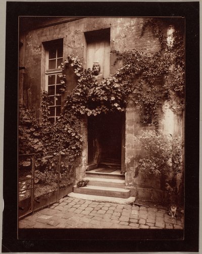 Gård i Rouen av Eugène Atget