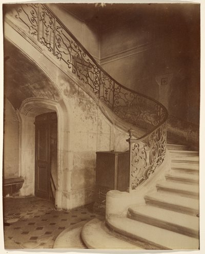 Hotel de la Brinvilliers, giftmördaren, Rue Charles V 12 av Eugène Atget