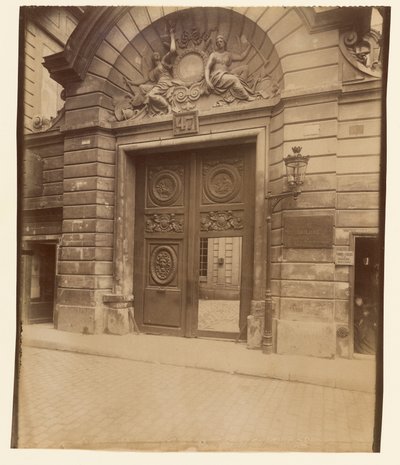 Hôtel des Ambassadeurs de Hollande, 47 rue Vieille-du-Temple av Eugène Atget