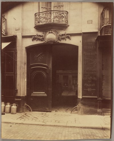 Hus, 10 rue du Petit-Pont, rivet av Eugène Atget