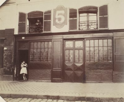 Hus i Versailles av Eugène Atget