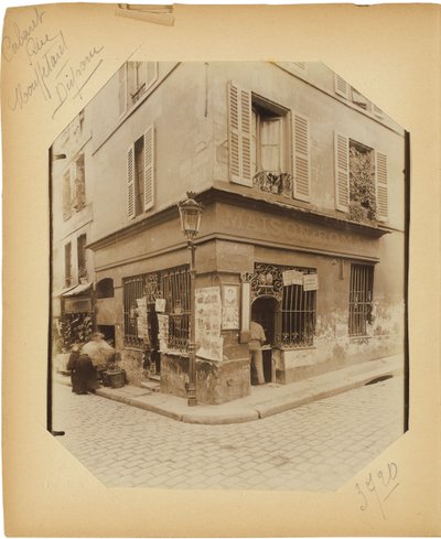 Sida från albumet "Documents for the History of Old Paris", c.1910 av Eugène Atget
