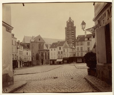 Pontoise, Place du Grand Martroy av Eugène Atget
