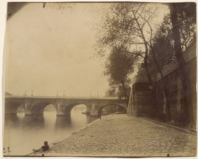 Hamnen vid La Mégisserie av Eugène Atget