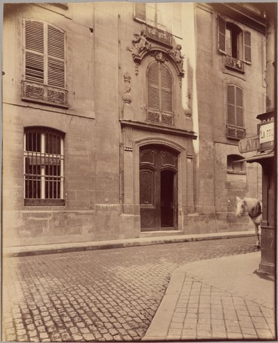Prästgården Saint-Merri, rue de la Verrerie av Eugène Atget