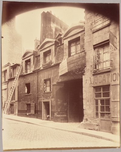 Rue Mazet av Eugène Atget