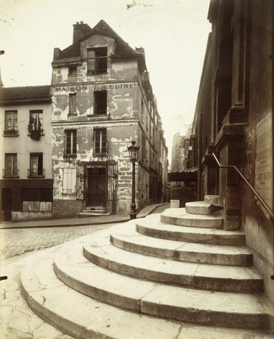 Rue de la Montagne-Sainte-Geneviève av Eugène Atget