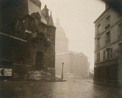 Rue de la Montagne Ste. Genevieve av Eugène Atget