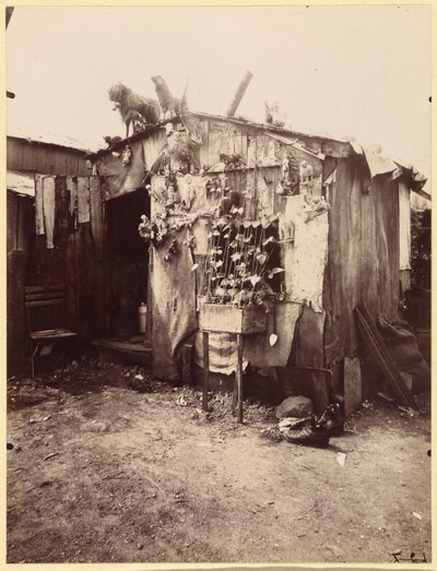 En lumpsamlares hus av Eugène Atget