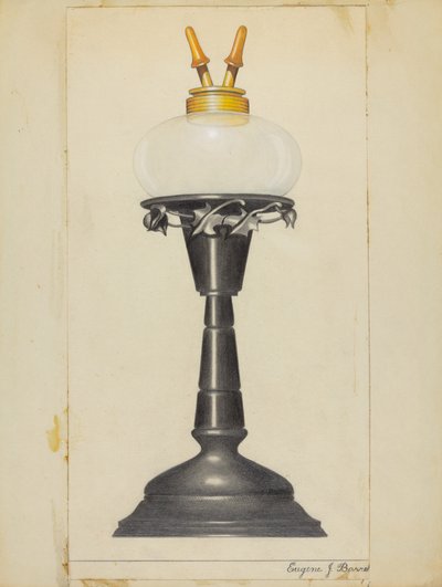 Kamfenlampa av Eugene Barrell