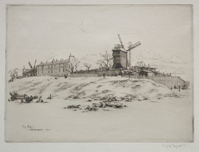 Moulin de la Galette, Montmartre av Eugene Bejot