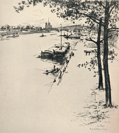 Pont de Sully, 1915 av Eugene Bejot