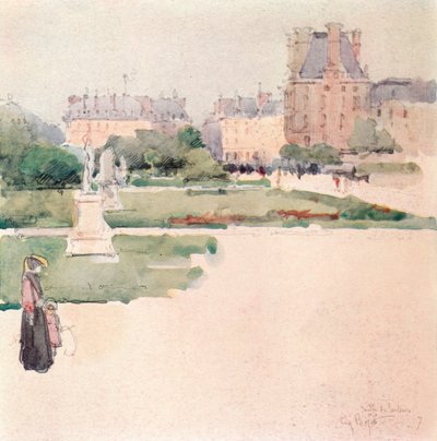 Tuilerierna, 1915 av Eugene Bejot