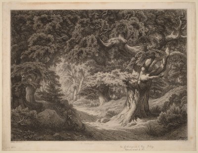 Charlemagne, Fontainebleauskogen av Eugene Bléry