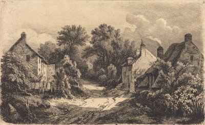 Le chemin de Garens Vägen till Garens, publicerad 1849. av Eugene Bléry