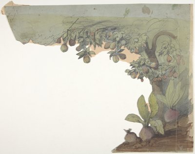 Design för en scen på Opéran, Paris, 1830-90. av Eugene Ciceri
