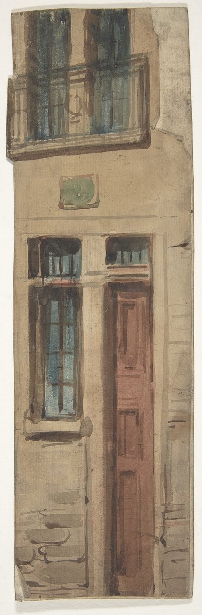 Design för en scen på Opéran, Paris, 1830-90. av Eugene Ciceri