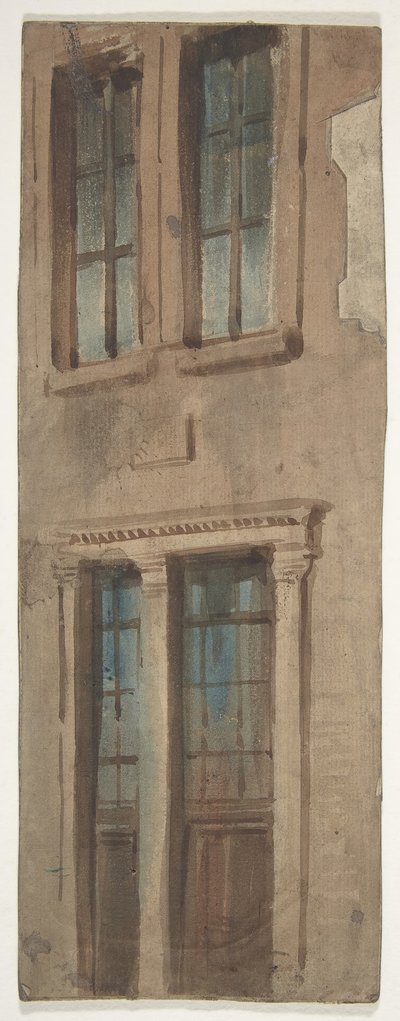 Design för en scen på Opéran, Paris, 1830-90. av Eugene Ciceri