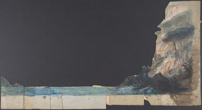 Design för en scen på Opéran, Paris, 1830-90. av Eugene Ciceri