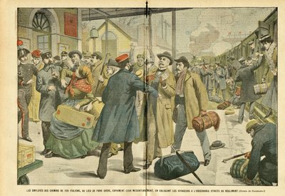 Illustration av Eugene Damblans (1865-1945) i Le Pelerin av Eugene Damblans