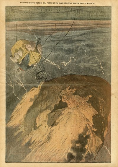 Illustration av Eugene Damblans (1865-1945) i Le Pelerin av Eugene Damblans