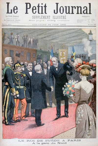 Sveriges konungs besök i Paris, 1900. av Eugene Damblans