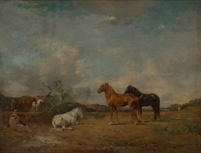 Arabiskt läger av Eugène Fromentin
