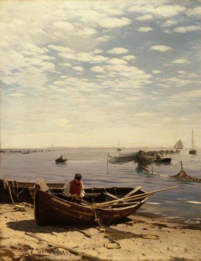 E. Dücker, strand vid Östersjön av Eugene Gustav Dücker