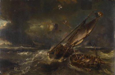 Efter stormen av Eugene Isabey