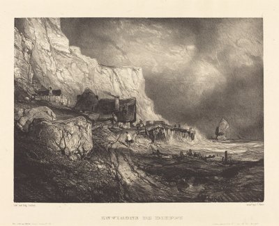 Runt Dieppe av Eugene Isabey