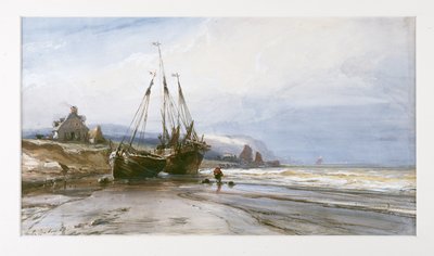Fiskebåtar av Eugene Isabey
