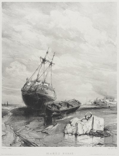 Lågvatten av Eugene Isabey
