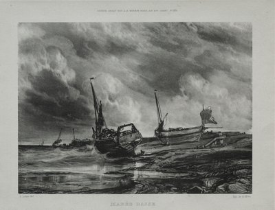 Lågvatten, 1831. av Eugene Isabey