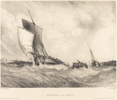 Återgå till hamn av Eugene Isabey