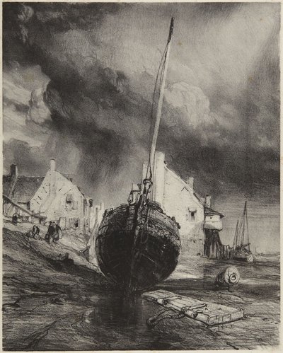 Minnen från St. Valery-sur-Somme av Eugene Isabey