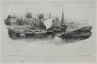 Souvenirer: Kanalbanken av Eugene Isabey