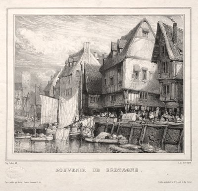 Souvenirer: Souvenir of Bretagne av Eugene Isabey