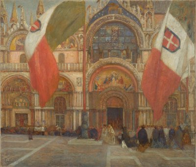 Festdag i Venedig, ca 1904 av Eugene Lawrence Vail
