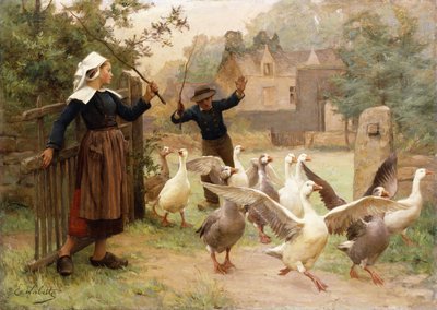 Guidning av Gaggle av Eugene Leon Labitte