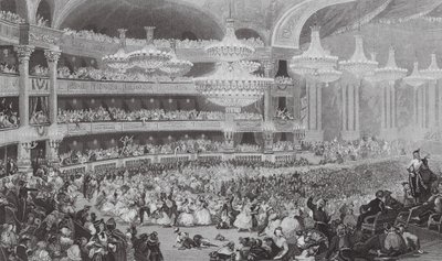 Der große Maskenball in der Oper von Eugene-Louis (after) Lami